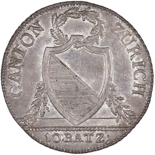 1757_1 Zürich, 10 Batzen, 1812, unz
