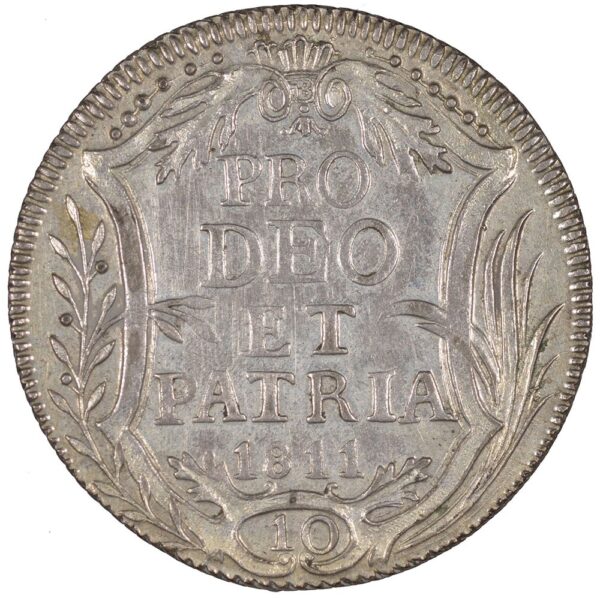 Zürich, 10 Schilling, 1811, unz-