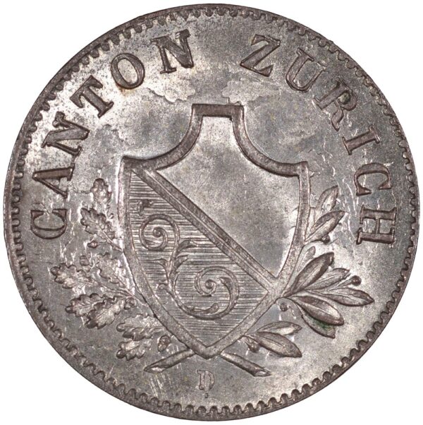 Zürich, 2 Rappen, 1842, unz/stgl