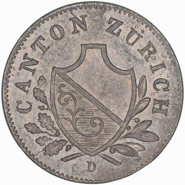 Zürich, 1 Rappen, 1842, stgl