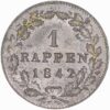 Zürich, 1 Rappen, 1842, stgl