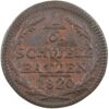 Graubünden, 1/6 Batzen, 1820, vz-unz