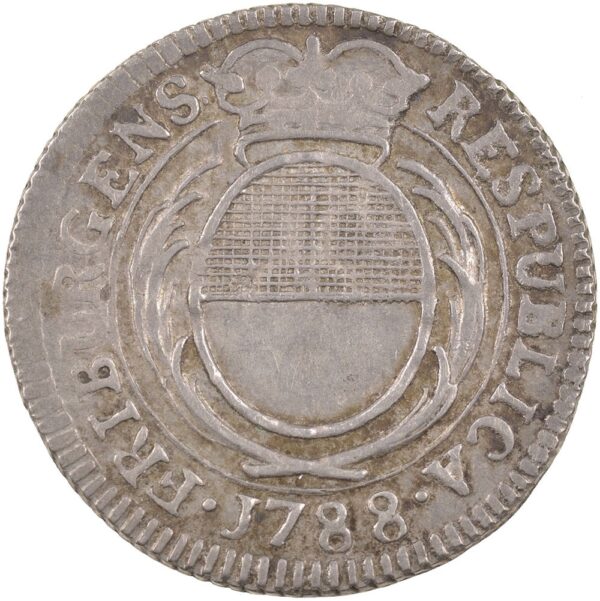 1780_1 Freiburg, 7 Kreuzer, 1788, vz