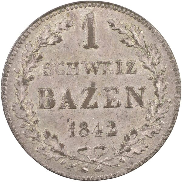 Graubünden, 1 Batzen, 1842, vz-unz