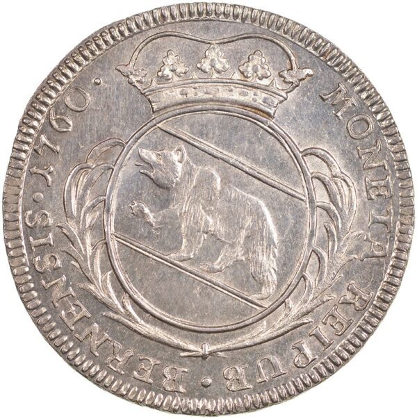 1784_1 Bern, 1/4 Taler, 1760, unz/stgl