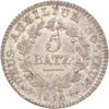 Freiburg, 5 Batzen, 1811, vz-unz