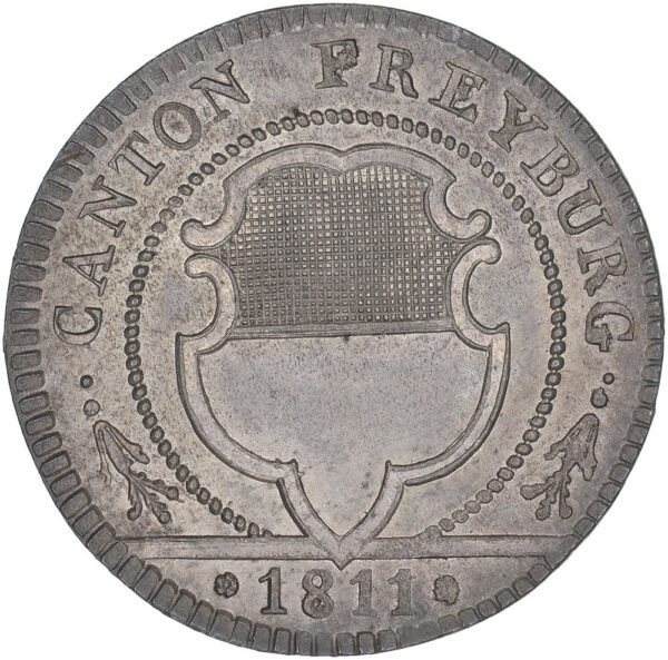 1794_1 Freiburg, 1 Batzen, 1811, unz/stgl