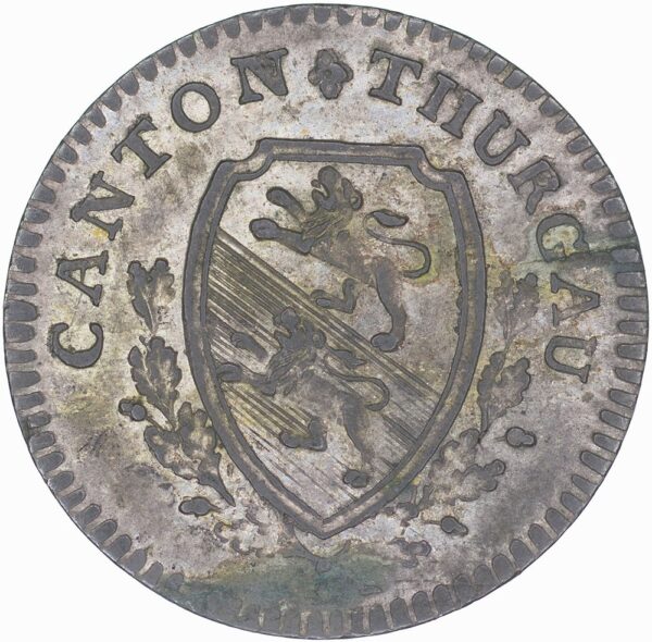 1807_1 Thurgau, 1 Kreuzer, 1808, unz/stgl