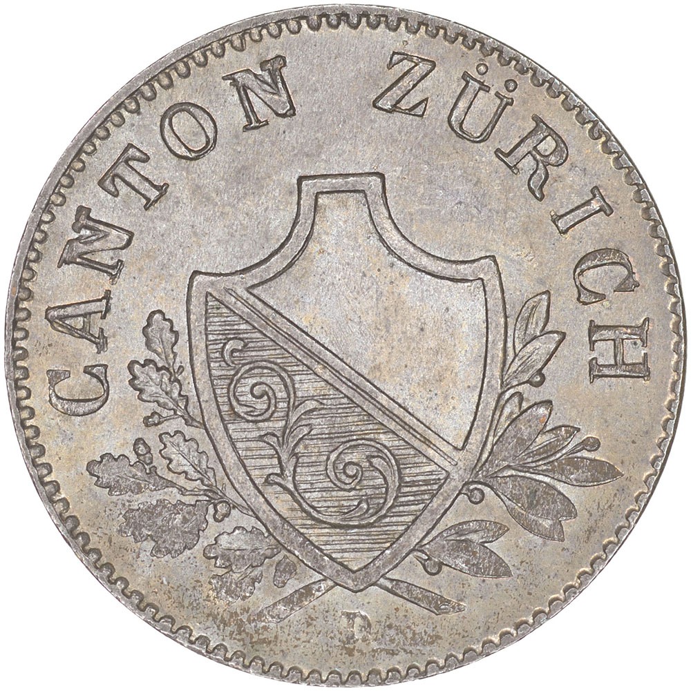 Zürich, 2 Rappen, 1842, stgl