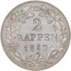 Zürich, 2 Rappen, 1842, stgl