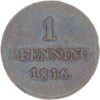 Appenzell Ausserrhoden, Pfennig, 1816, unz/stgl
