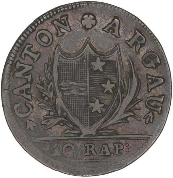 1822_1 Aargau, 1 Batzen, 1808, ss