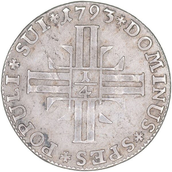 Luzern, Viertelgulden, 1793, ss-vz