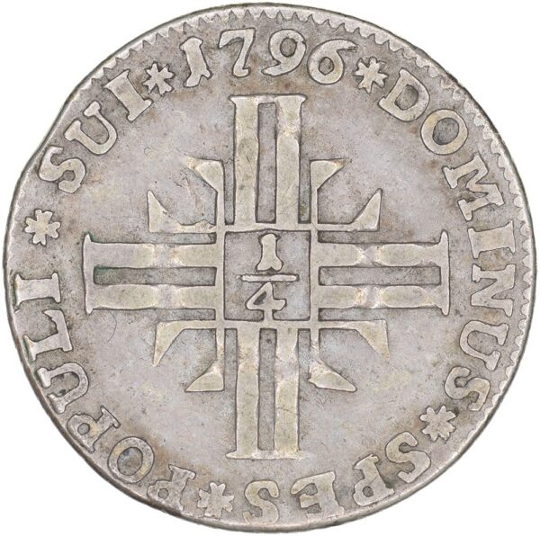 Luzern, Viertelgulden, 1796, ss-vz