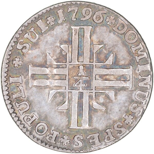 Luzern, Viertelgulden, 1796, vz