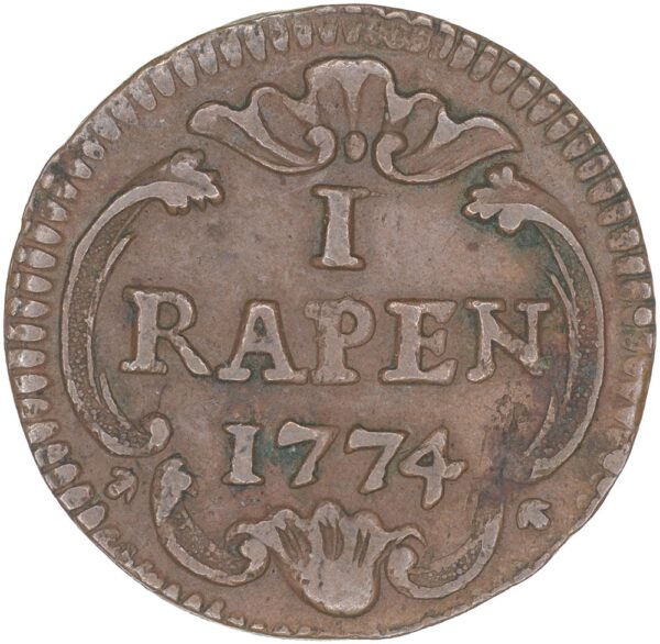 Luzern, 1 Rappen, 1774, vz
