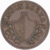 Luzern, 1 Rappen, 1843, vz