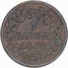 Luzern, 1 Rappen, 1843, vz