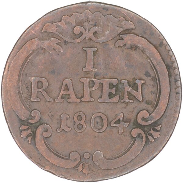 Luzern, 1 Rappen, 1804, ss