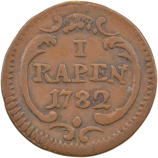 Zug, 1 Rappen, 1782, ss
