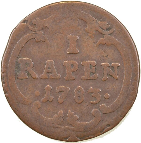 Zug, 1 Rappen, 1783, ss