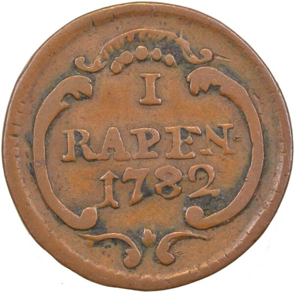 Zug, 1 Rappen, 1782, ss