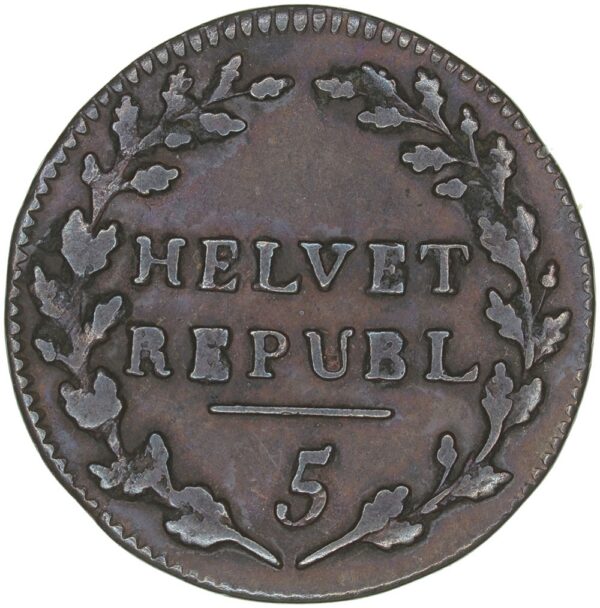 1934_1 Helv. Republik, 1/2 Batzen, 1799, ss-vz