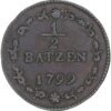 1934_2 Helv. Republik, 1/2 Batzen, 1799, ss-vz