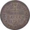 Helv. Republik, 1/2 Batzen, 1799, vz