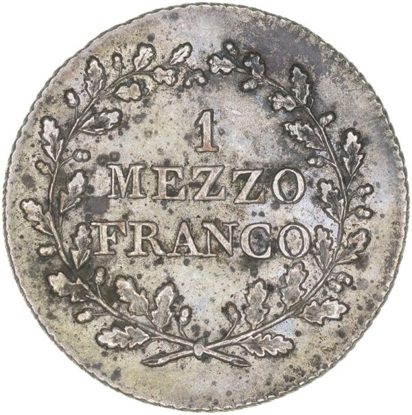 Ticino, 1/2 Franken, 1835, vz-unz