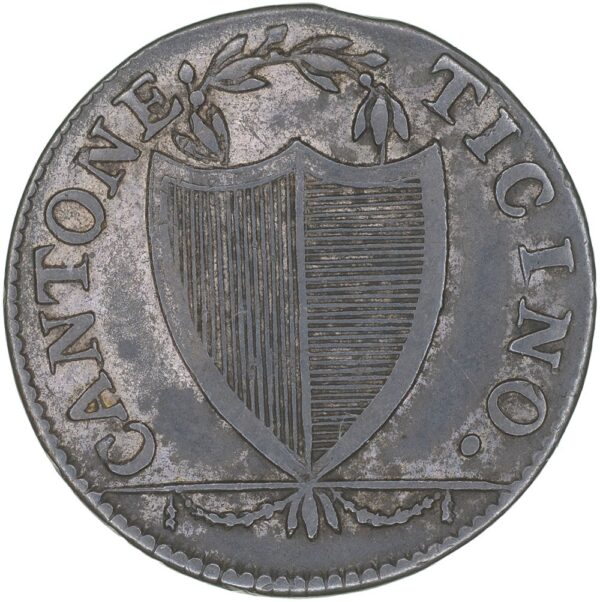 Ticino, 3 Soldi, 1813, vz