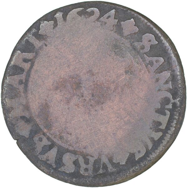 Solothurn, 1/2 Batzen, 1624, s