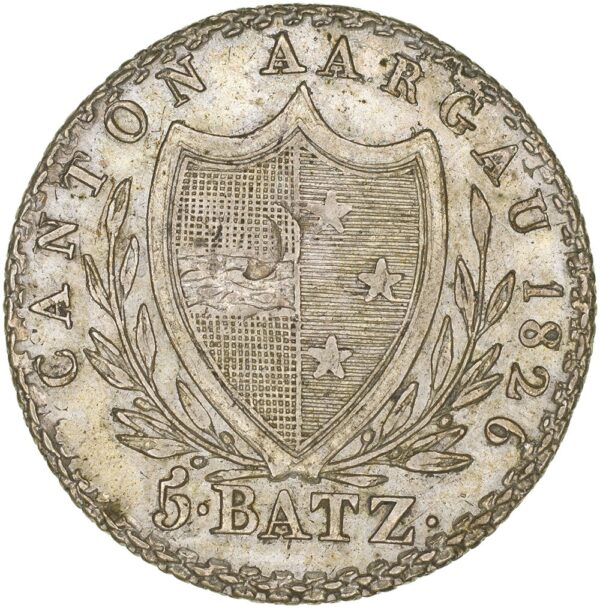 Aargau, 5 Batzen, 1826, vz