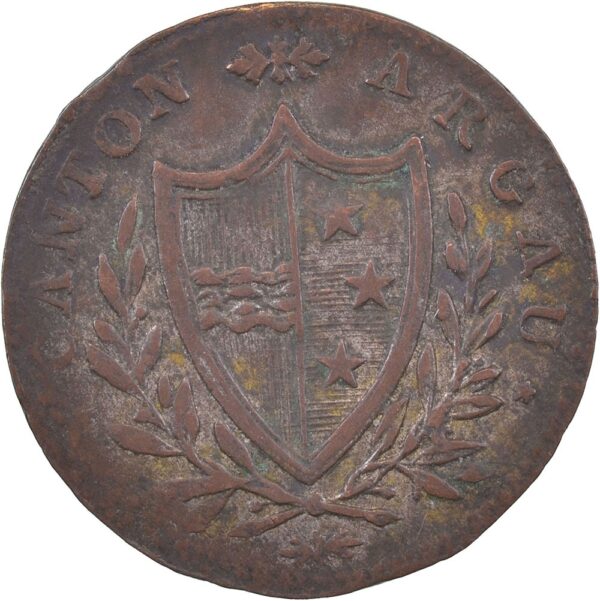 1961_1 Aargau, 1/2 Batzen, 1807, ss-vz