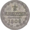 Thurgau, 1/2 Kreuzer, 1808, vz-unz