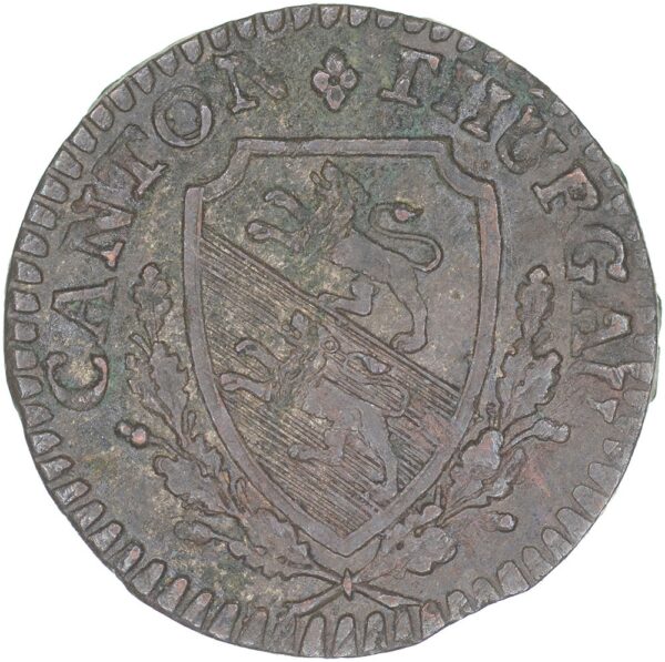 1976_1 Thurgau, 1/2 Kreuzer, 1808, vz