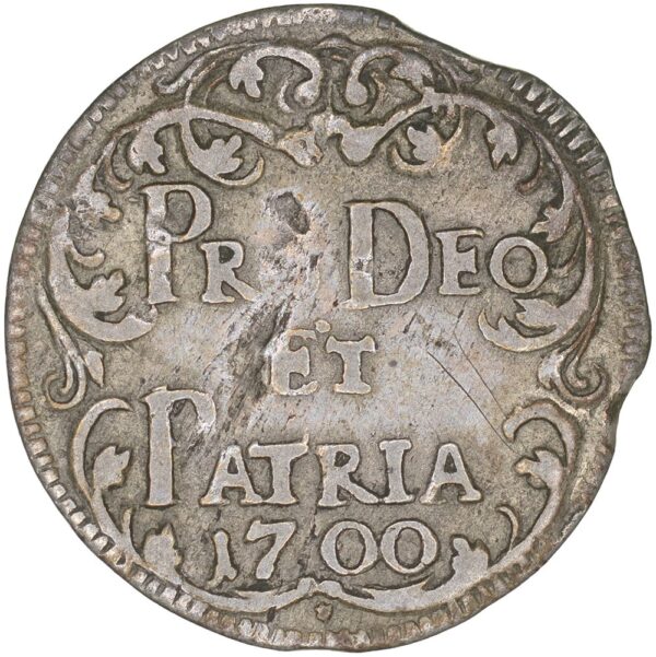 Zürich, 5 Schilling, 1700, ss