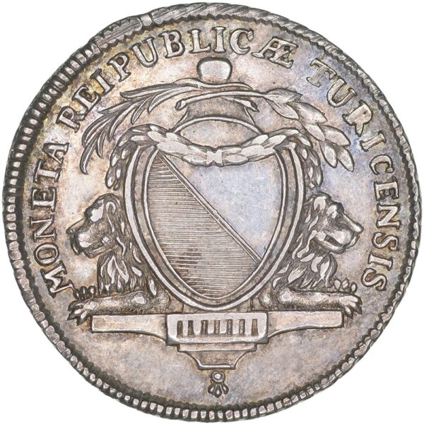 Zürich, 1/2 Taler, 1794, unz-
