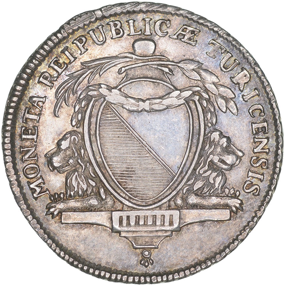 Zürich, 1/2 Taler, 1794, unz-