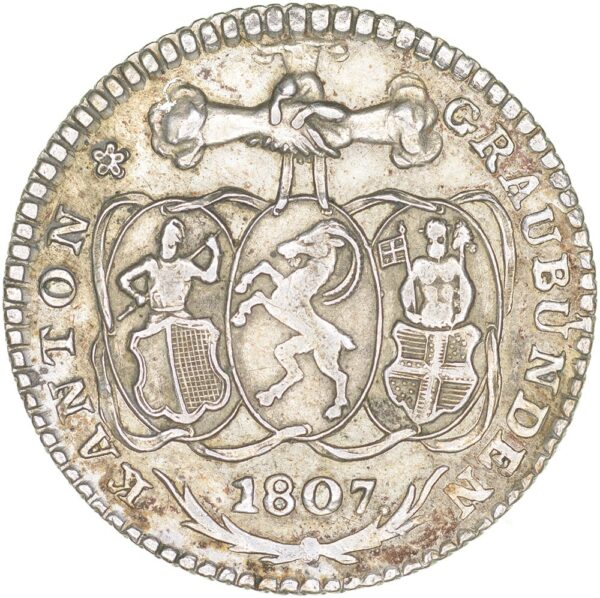 1999_1 Graubünden, 5 Batzen, 1807, vz-unz
