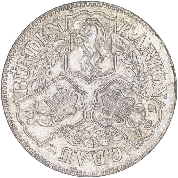 2000_1 Graubünden, 1 Batzen, 1842, unz-