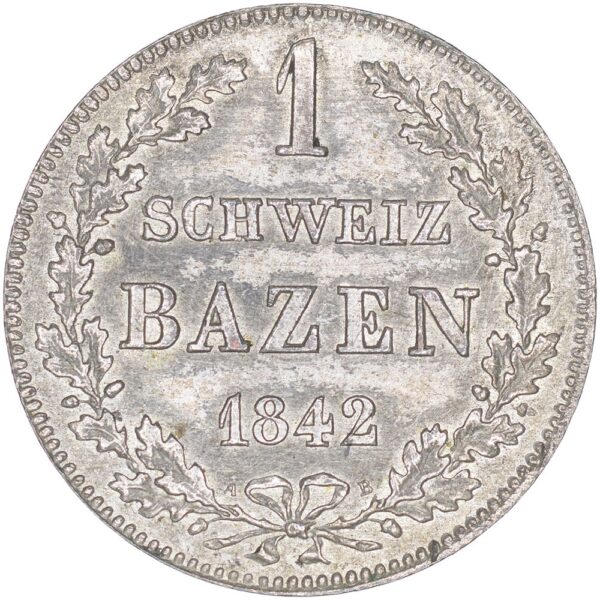Graubünden, 1 Batzen, 1842, unz-