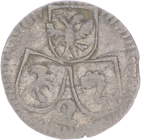 Bistum Chur, 2 Pfennig, 18. Jh, ss