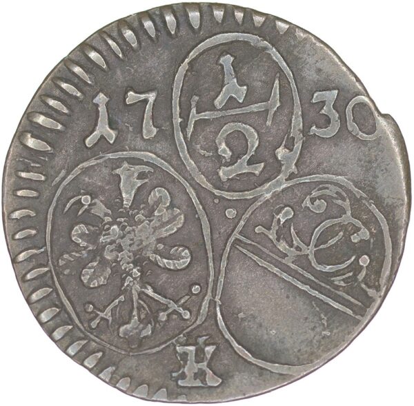 2036_1 Obwalden, 1/2 Kreuzer, 1730, ss-vz