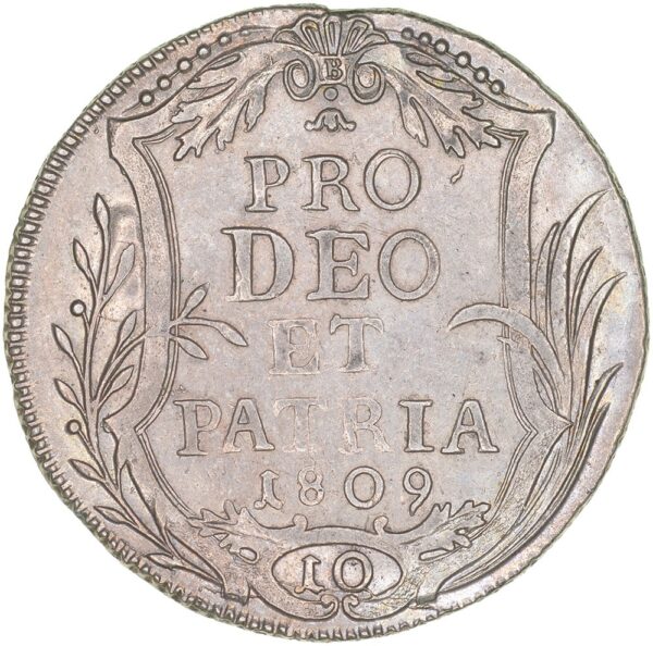 Zürich, 10 Schilling, 1809, vz-unz