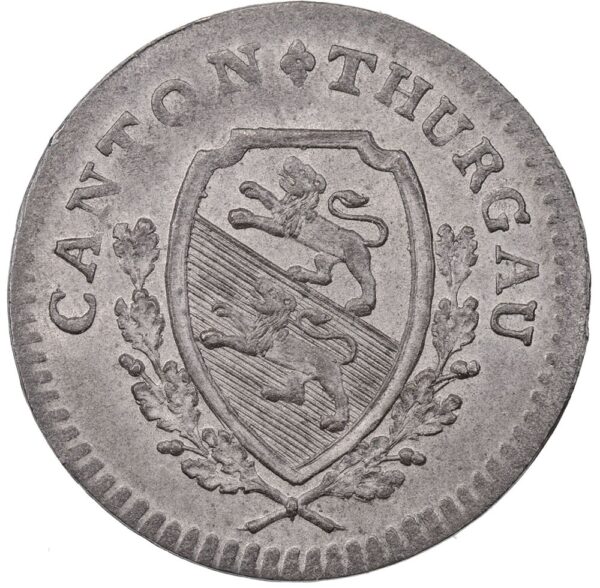 2063_1 Thurgau, 1 Kreuzer, 1808, unz/stgl