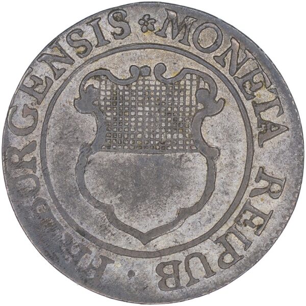 Freiburg, 1/2 Batzen, 1793, vz-unz