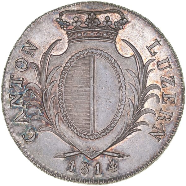 Luzern, 4 Franken, 1814, vz-unz