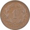1 Rappen, 1853, unzirkuliert