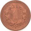 1 Rappen, 1866, fast unzirkuliert